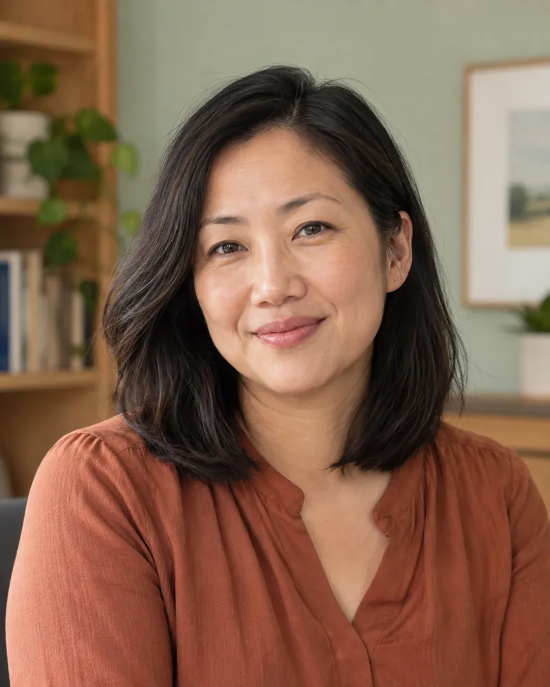 Illustrative portrait for the sample Teresa Lin team profile.